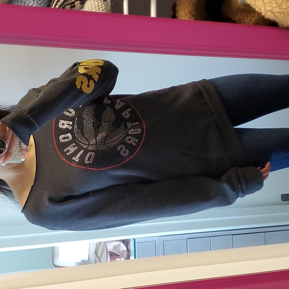 NWOT Toronto Raptors Rhinestone Sweatshirt Top - Picture 3 of 8
